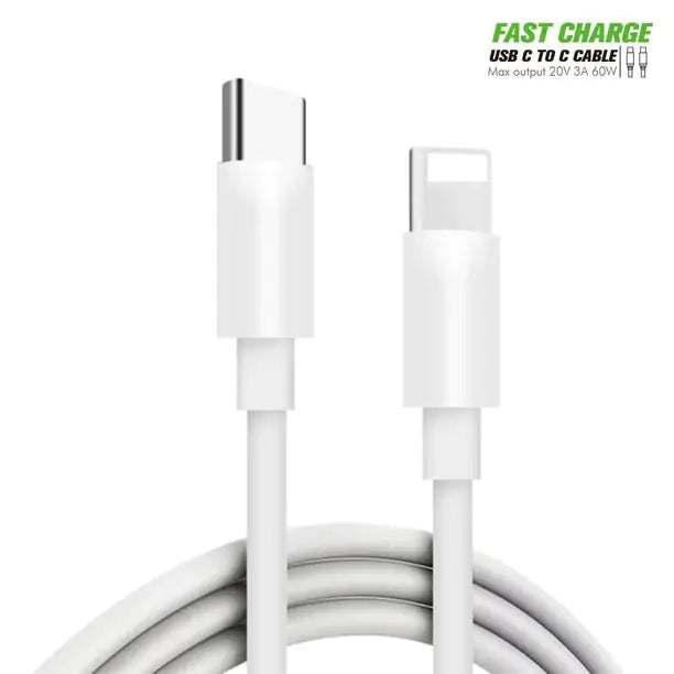 USB-C to Lightning Fast Charge Cable (18W PD)