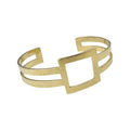 Geo Stripe Bombshell Cuff Bracelet