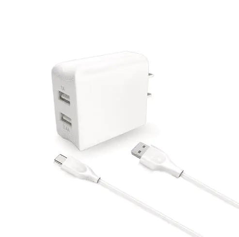 Dual USB Fast Wall Charger – 3.4A Output