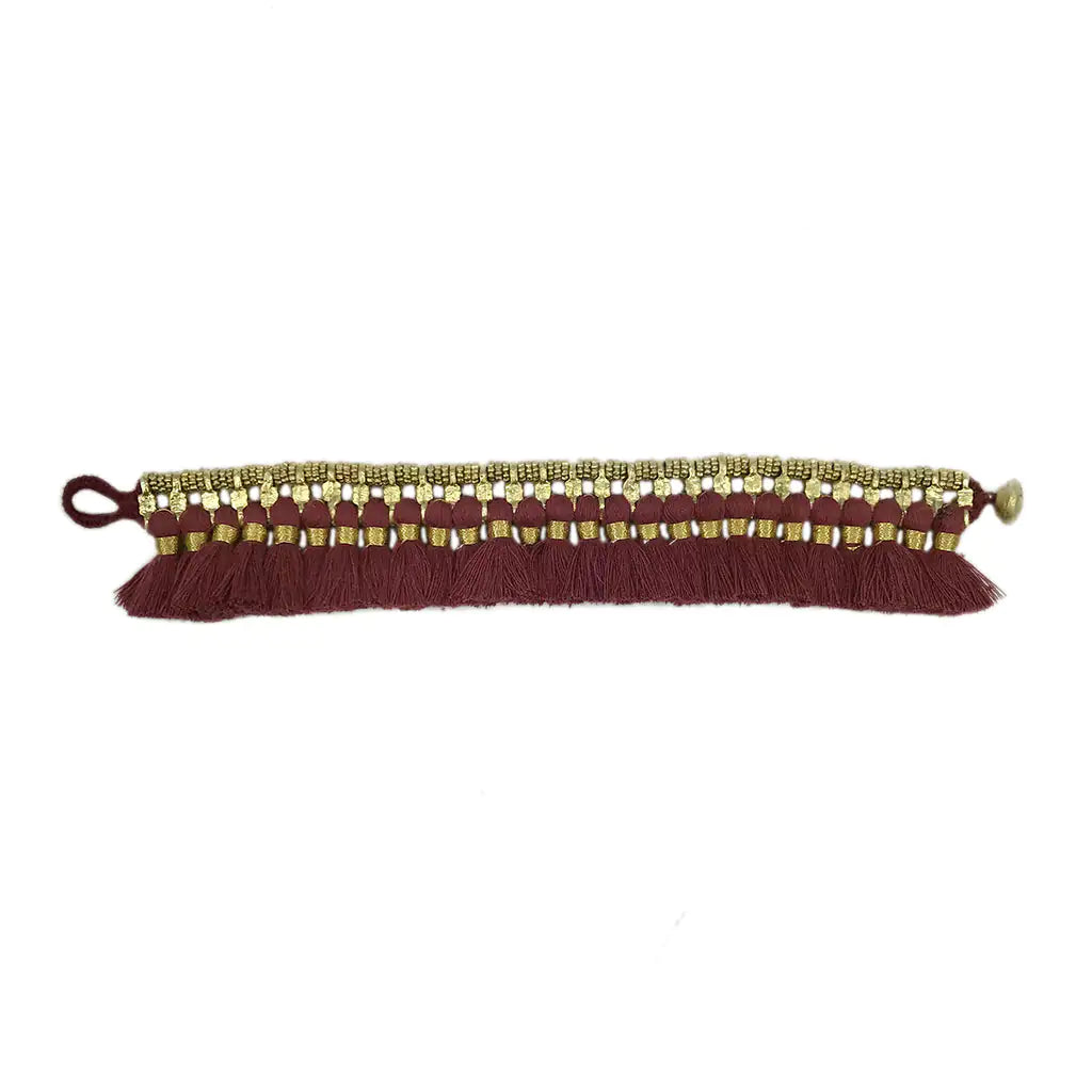 Bohemian Tassel Temple Bracelet