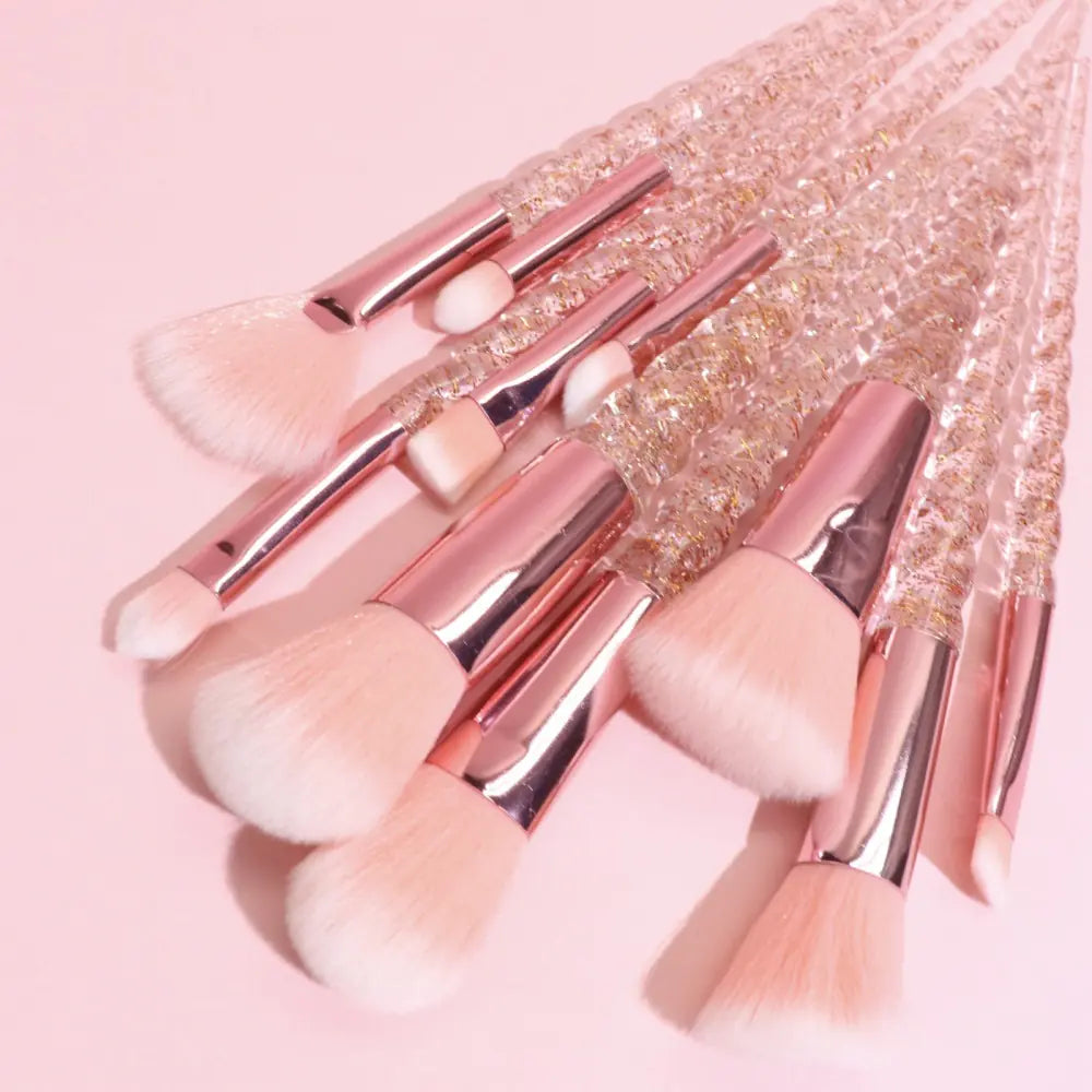 Shimmer Handle Brush Edit · 10 Piece