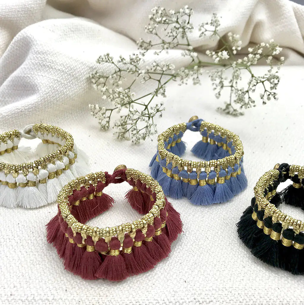 Bohemian Tassel Temple Bracelet
