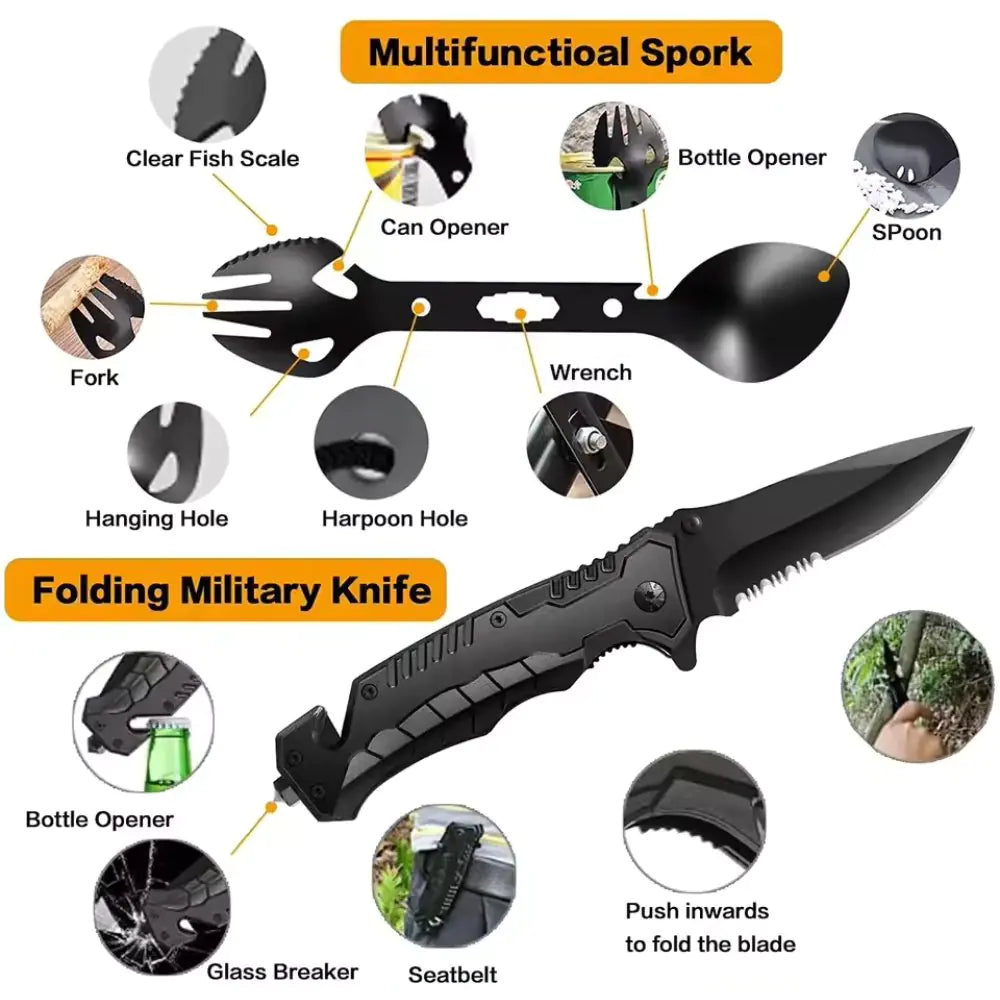 31-Piece Compact Emergency Survival Kit
