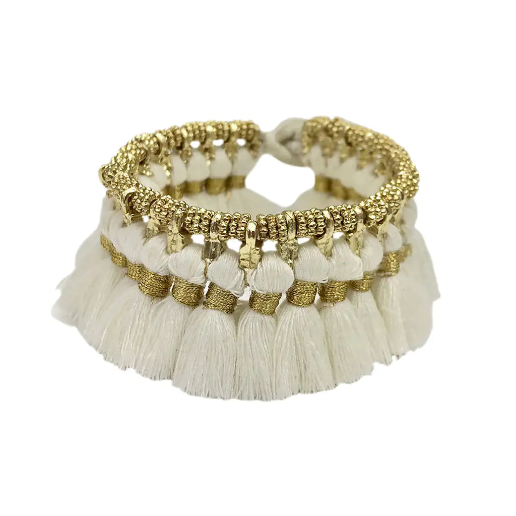 Bohemian Tassel Temple Bracelet