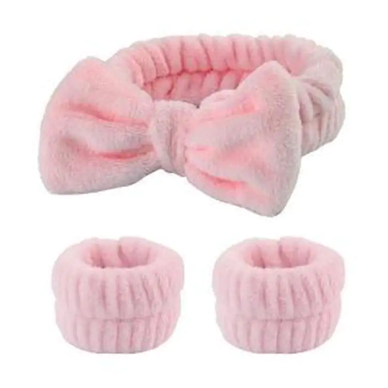 No-Drip Spa Headband & Wristbands Set