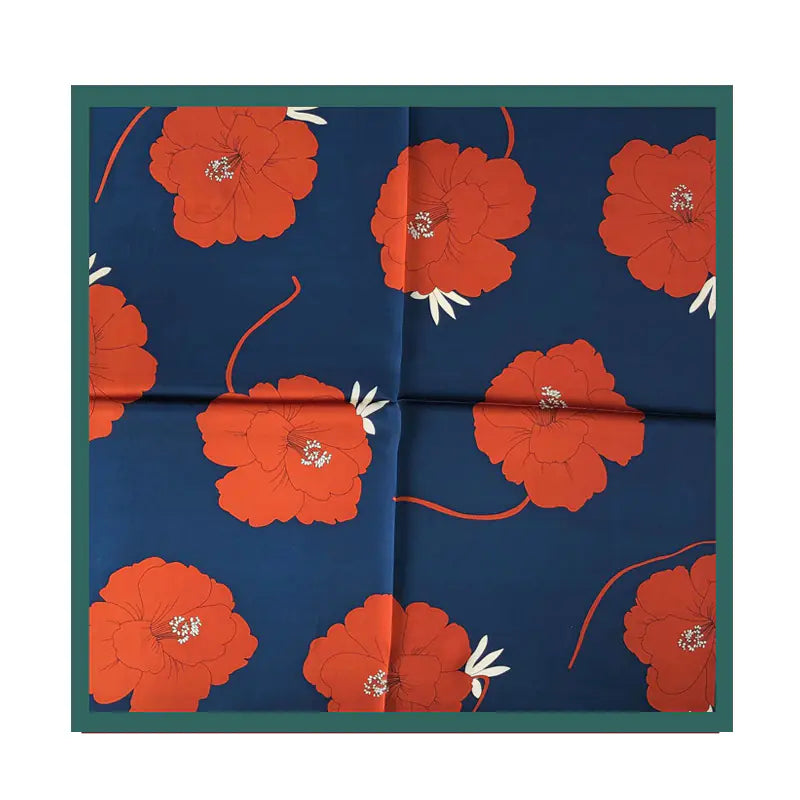 The Silk Floral Scarf