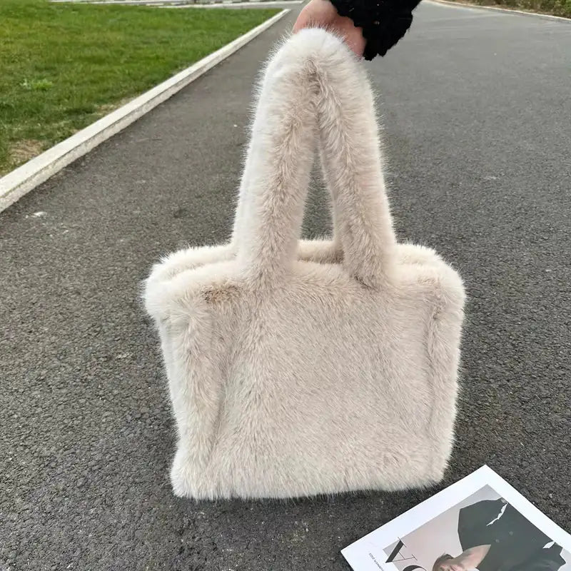 The Soft Luxe Faux Fur Tote
