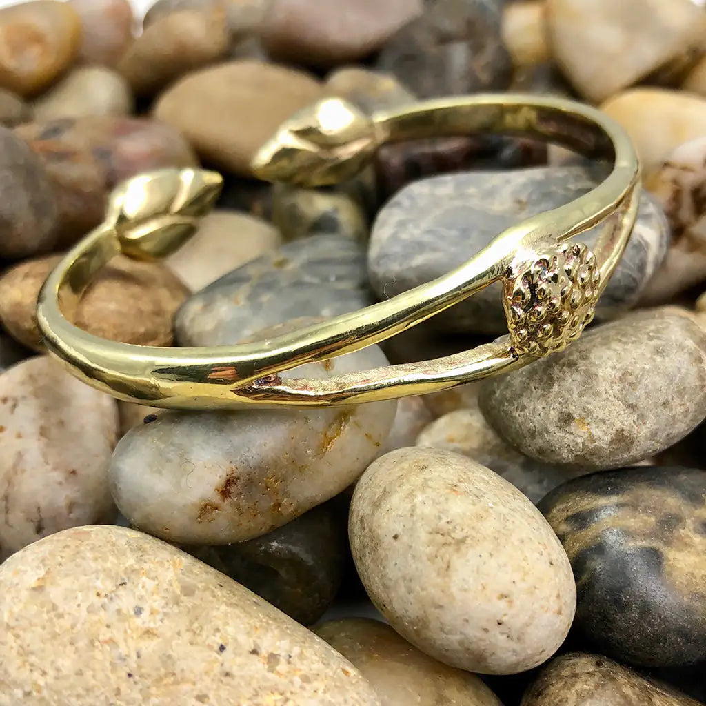 Bombshell Lotus Cuff Bracelet