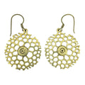 Recycled Brass Bomb Earrings