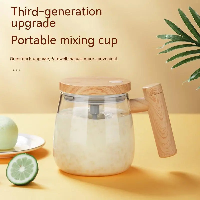 Hands-Free Mixing Coffee Mug