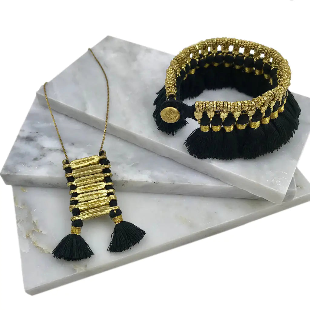 Bohemian Tassel Temple Bracelet