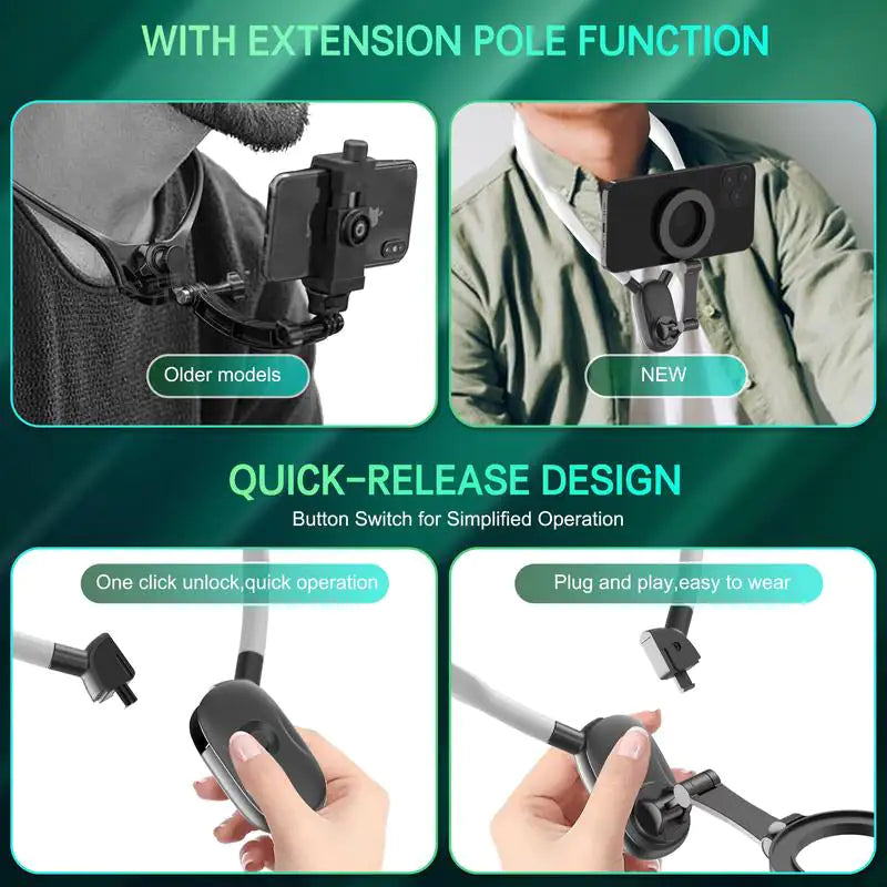 Magnetic POV Neck Phone Mount