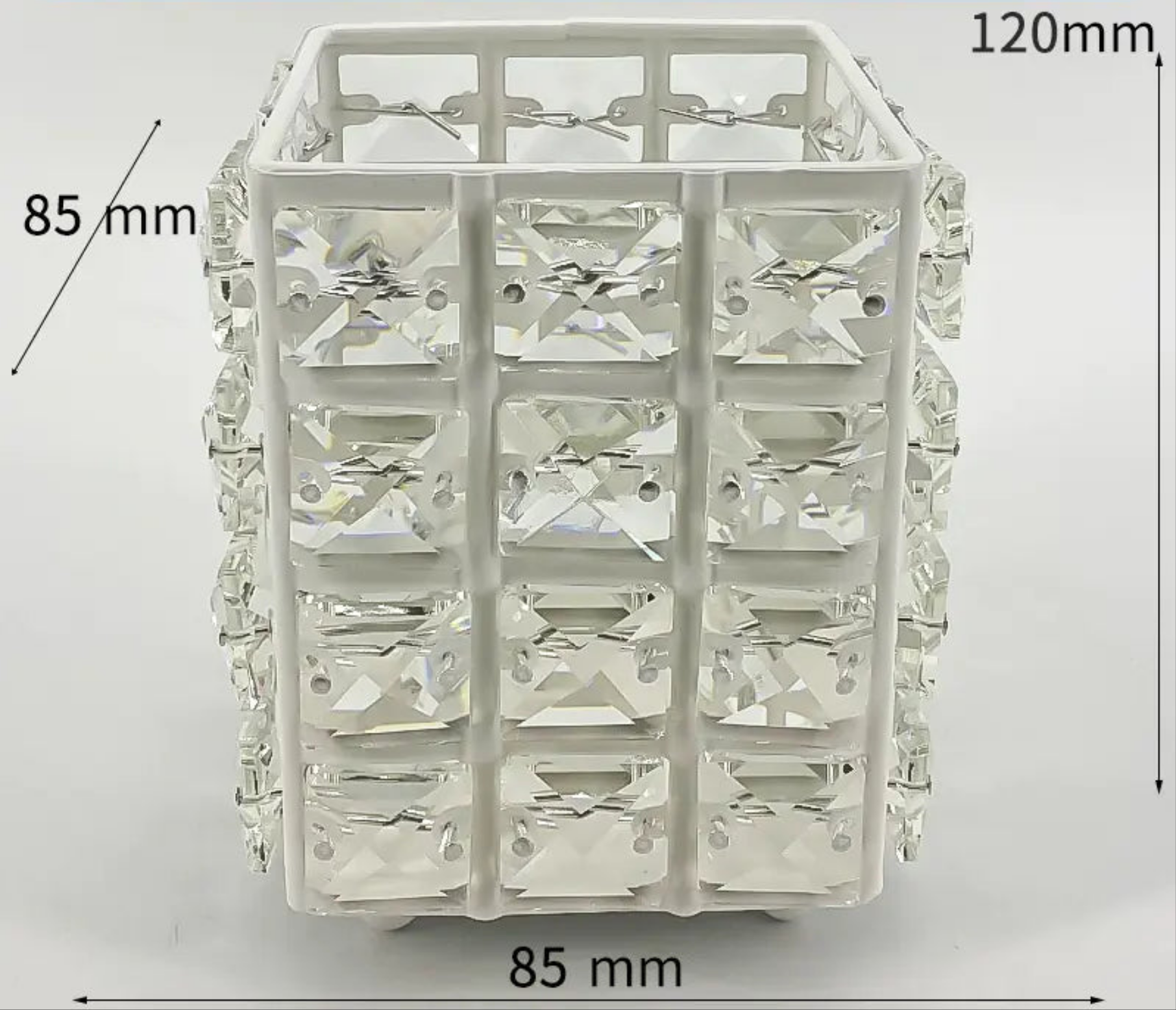 Crystal Makeup Brush Holder and Organizer