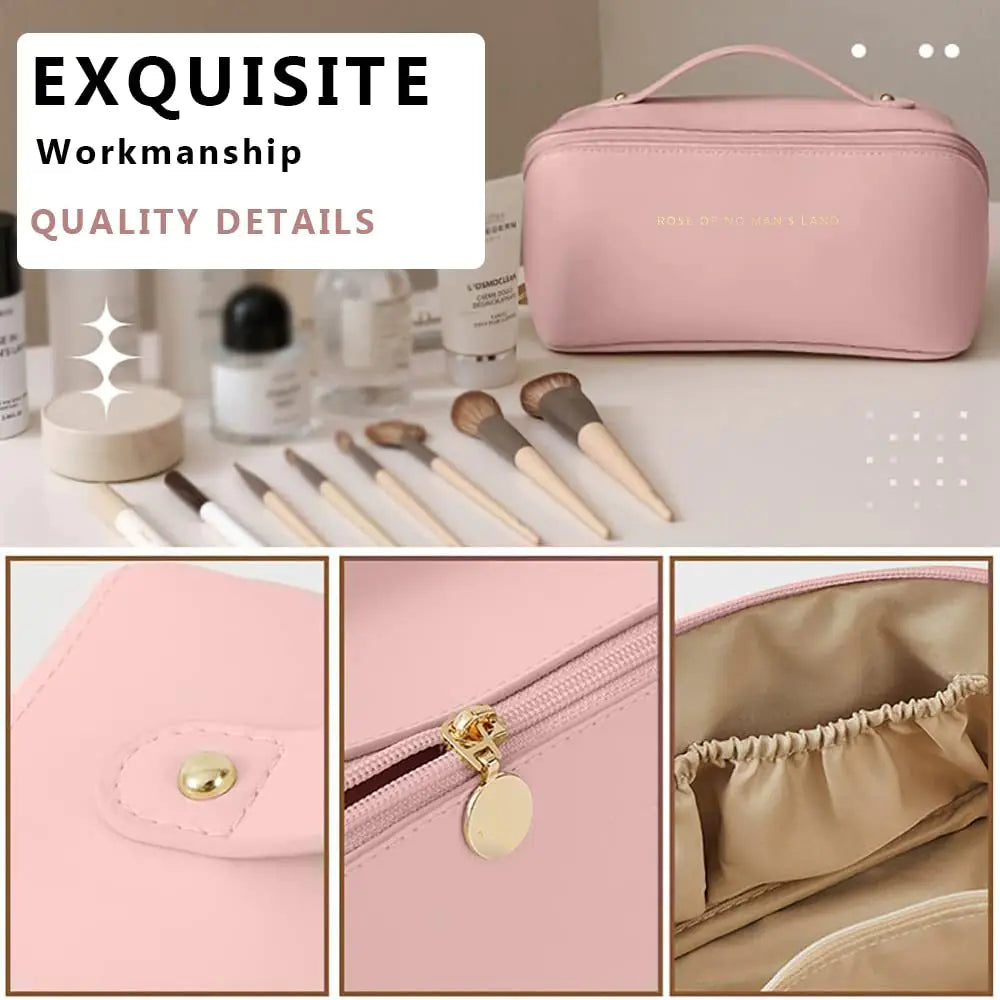 Double-Layer Travel Cosmetic Bag