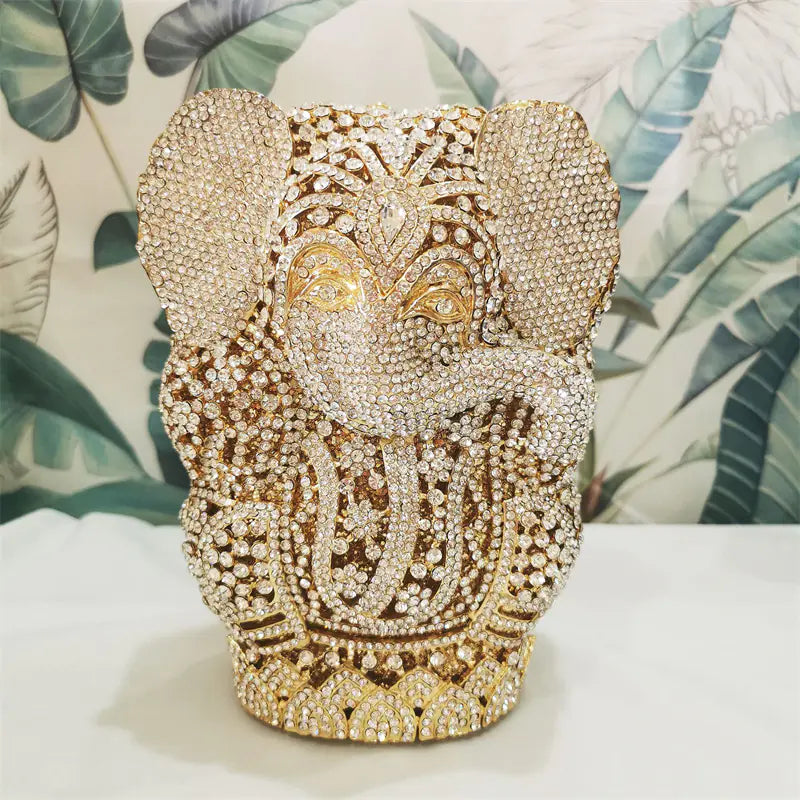 Crystal Statement Clutch
