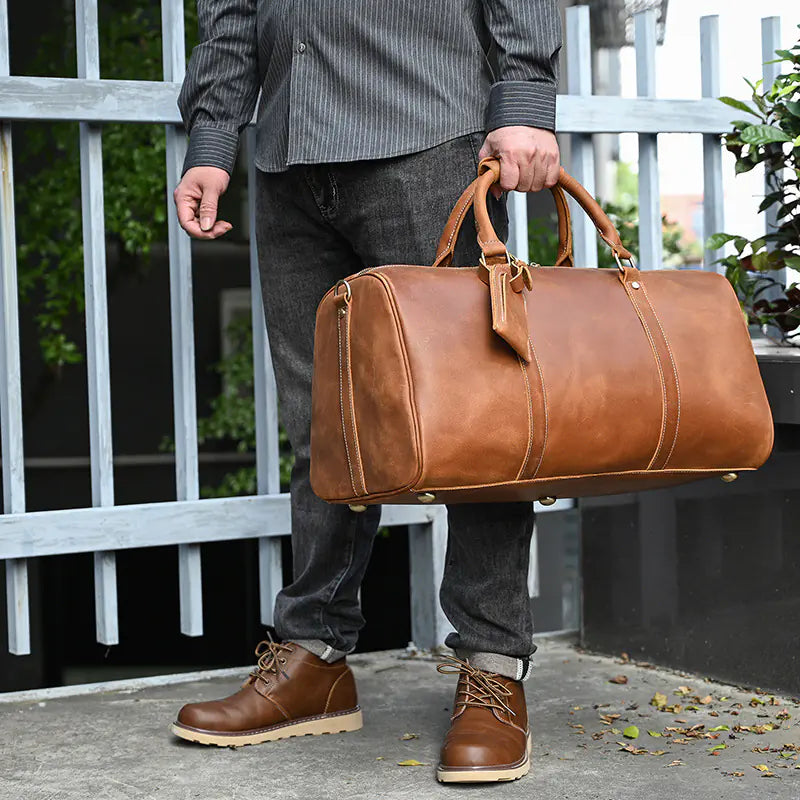 The Atlas Leather Duffle