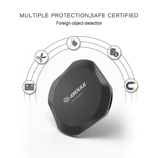 Qi-Certified 10W Wireless Charging Pad