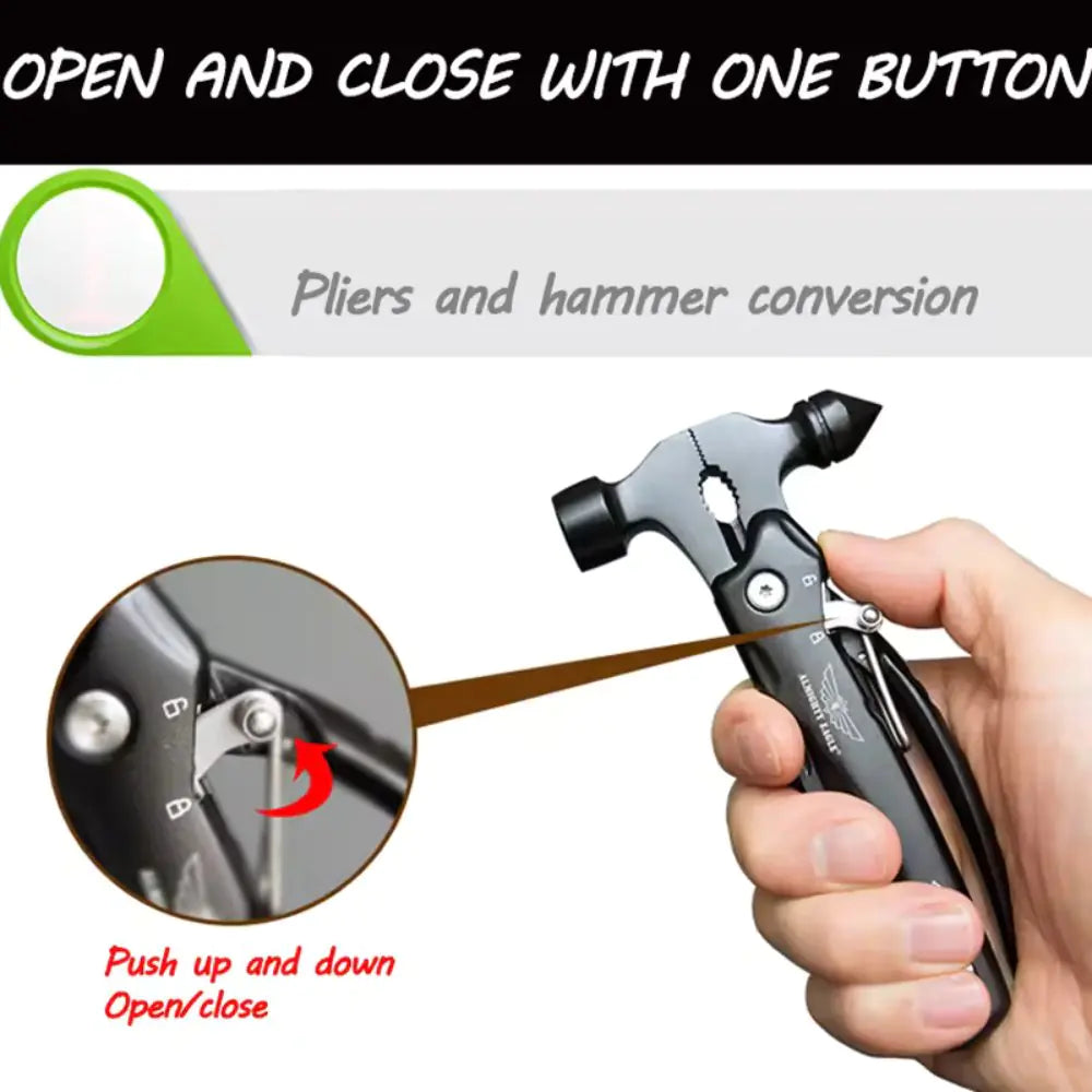 Multi-Function Emergency Hammer Tool