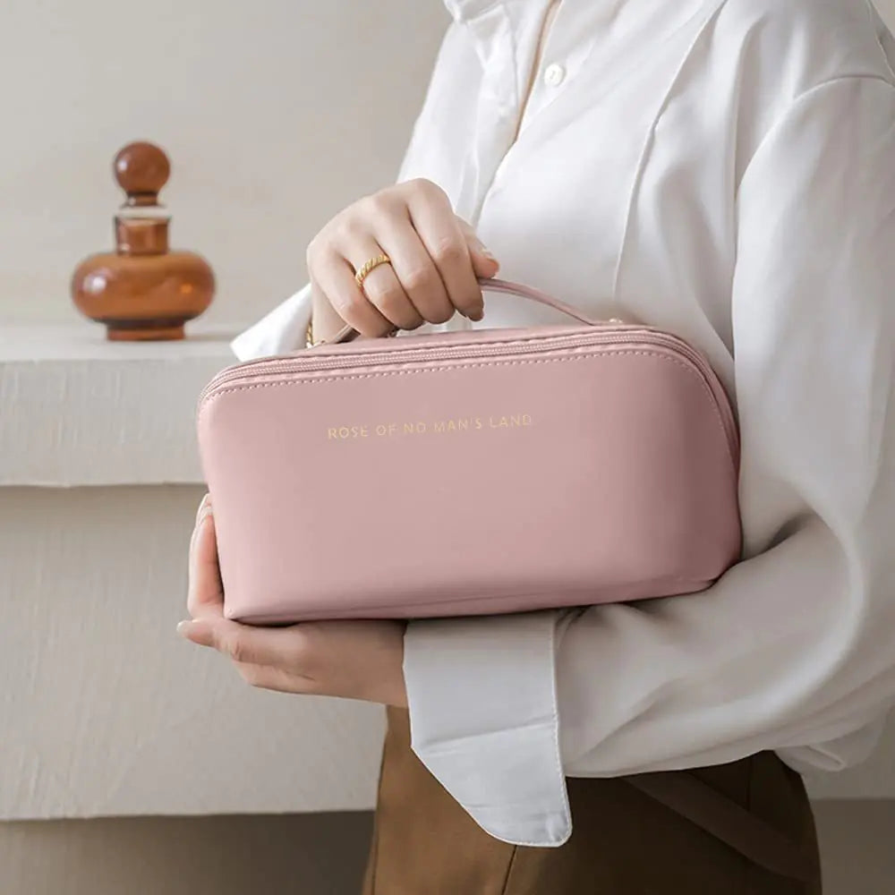 Double-Layer Travel Cosmetic Bag