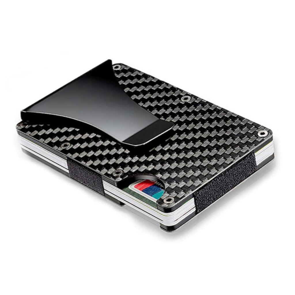 Carbon Fiber RFID-Blocking Slim Wallet
