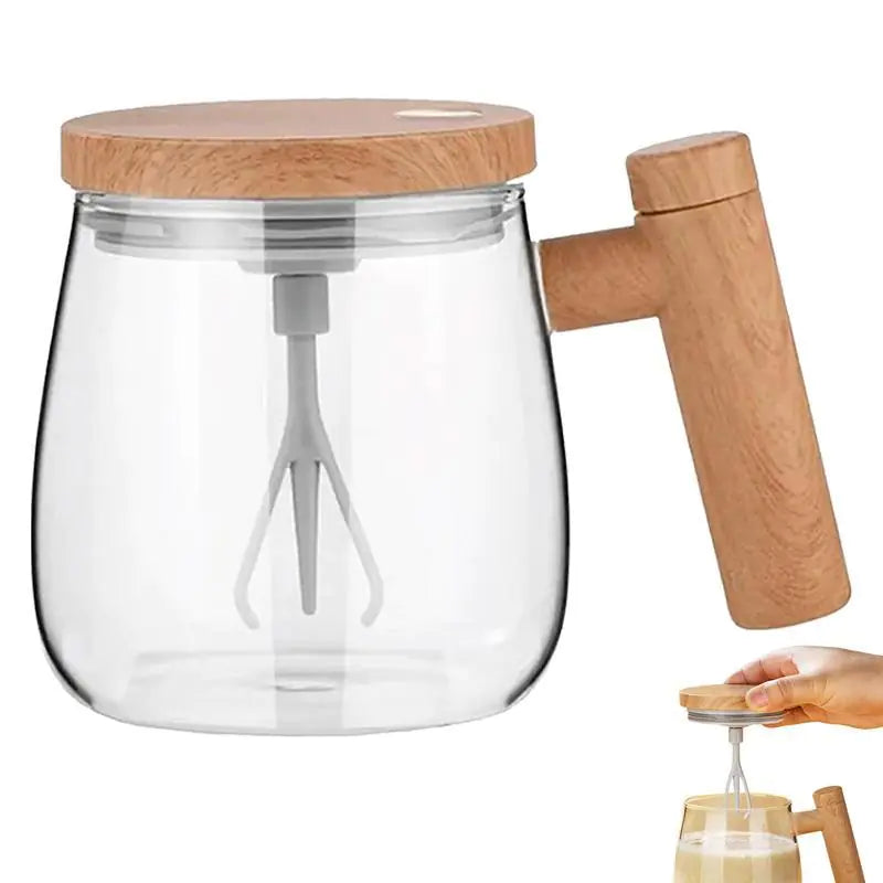 Hands-Free Mixing Coffee Mug
