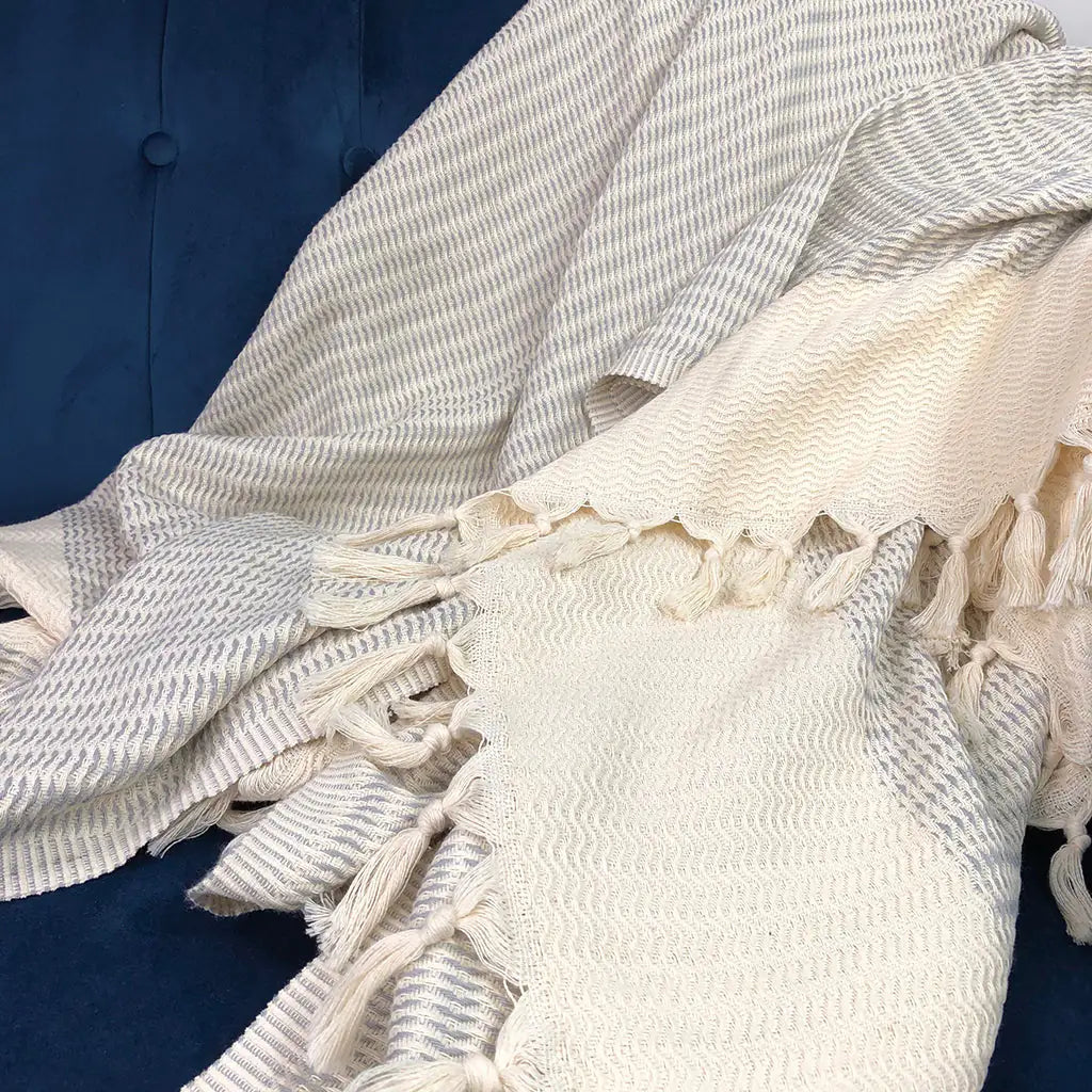 Textured Turkish Wave Throw