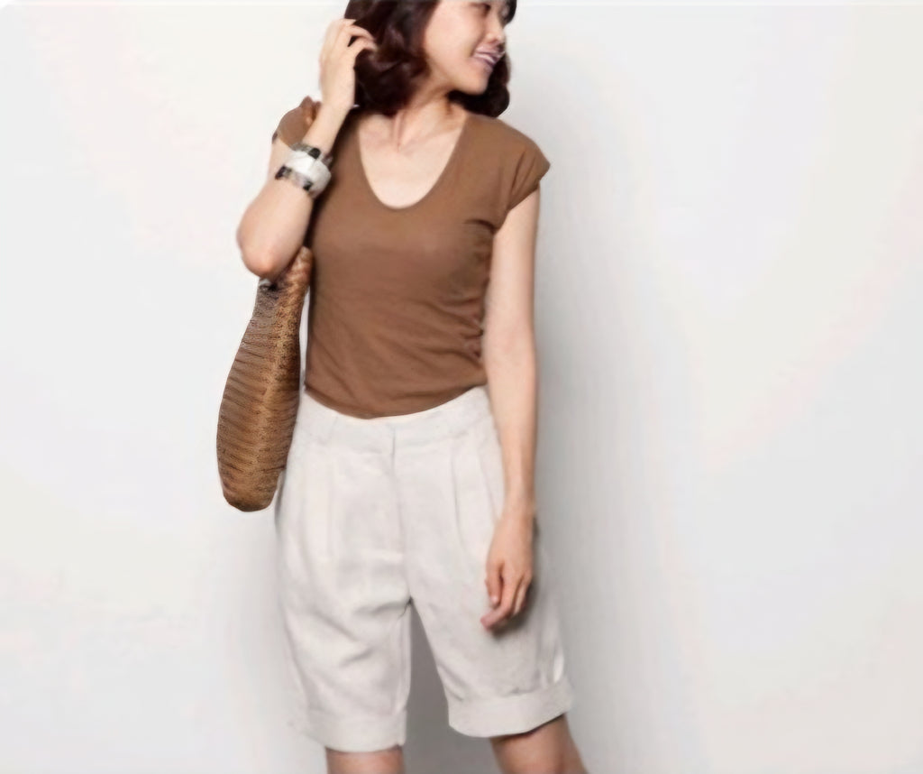 Spring Straw Shopping Bag