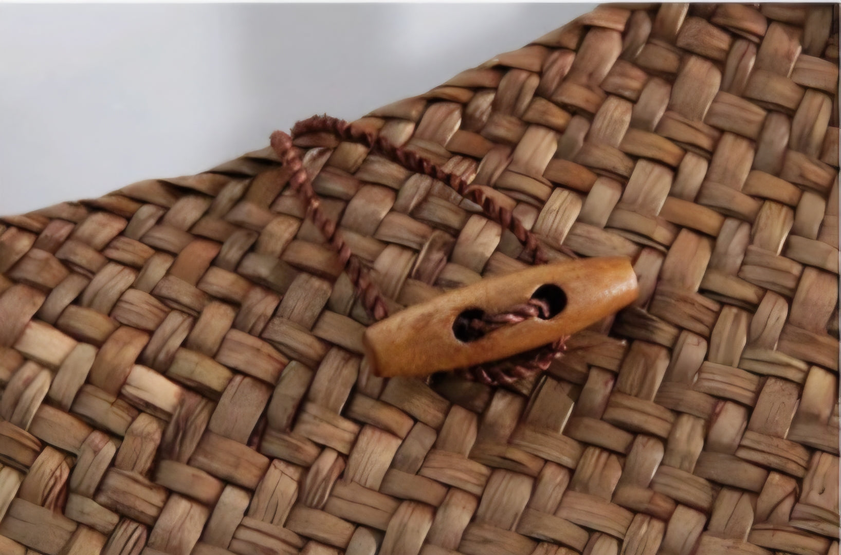 Spring Straw Shopping Bag