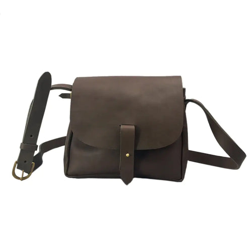 Artisan Nubuck Leather Shoulder Bag