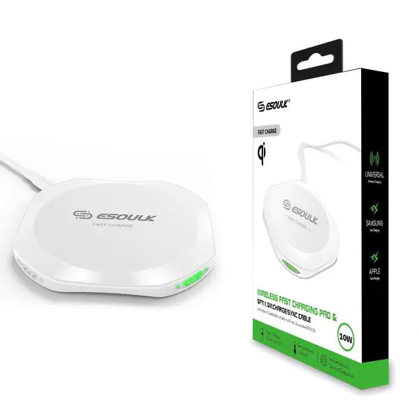 Qi-Certified 10W Wireless Charging Pad