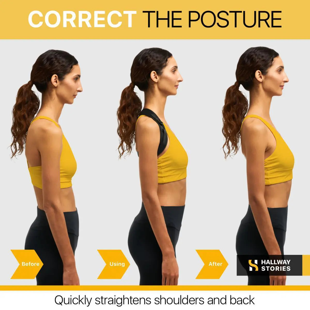 Ergonomic Back Alignment Support System