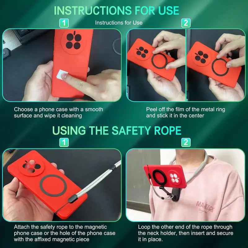 Magnetic POV Neck Phone Mount