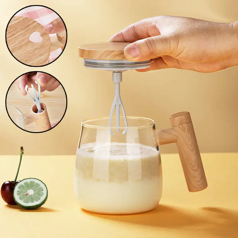 Hands-Free Mixing Coffee Mug