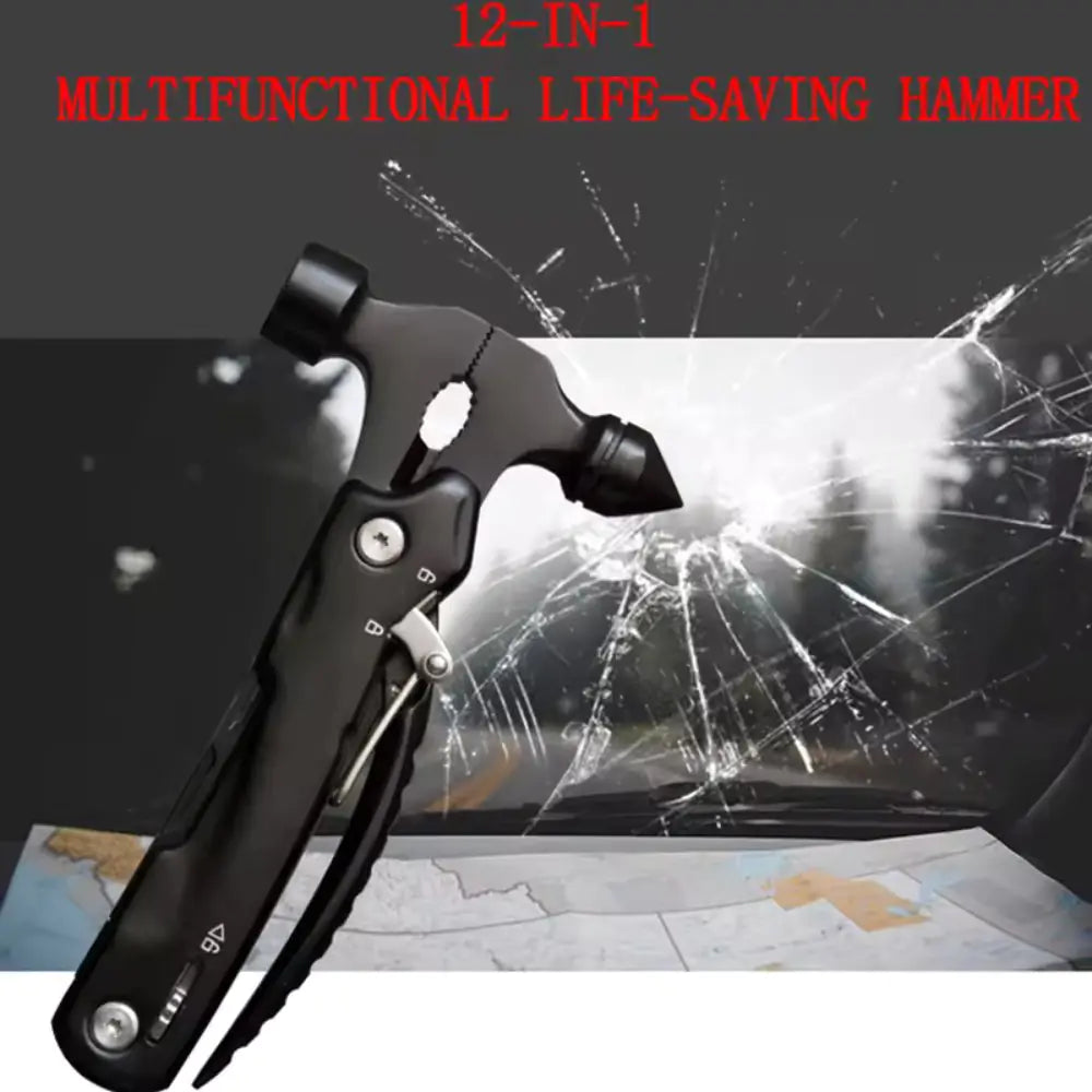 Multi-Function Emergency Hammer Tool