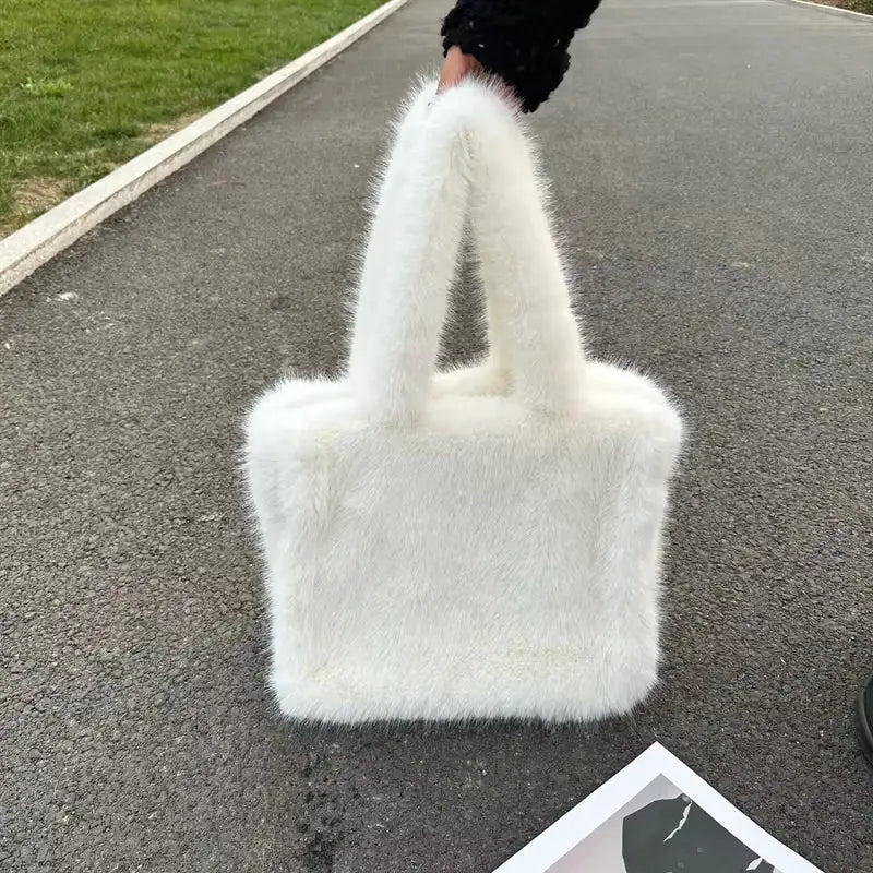 The Soft Luxe Faux Fur Tote