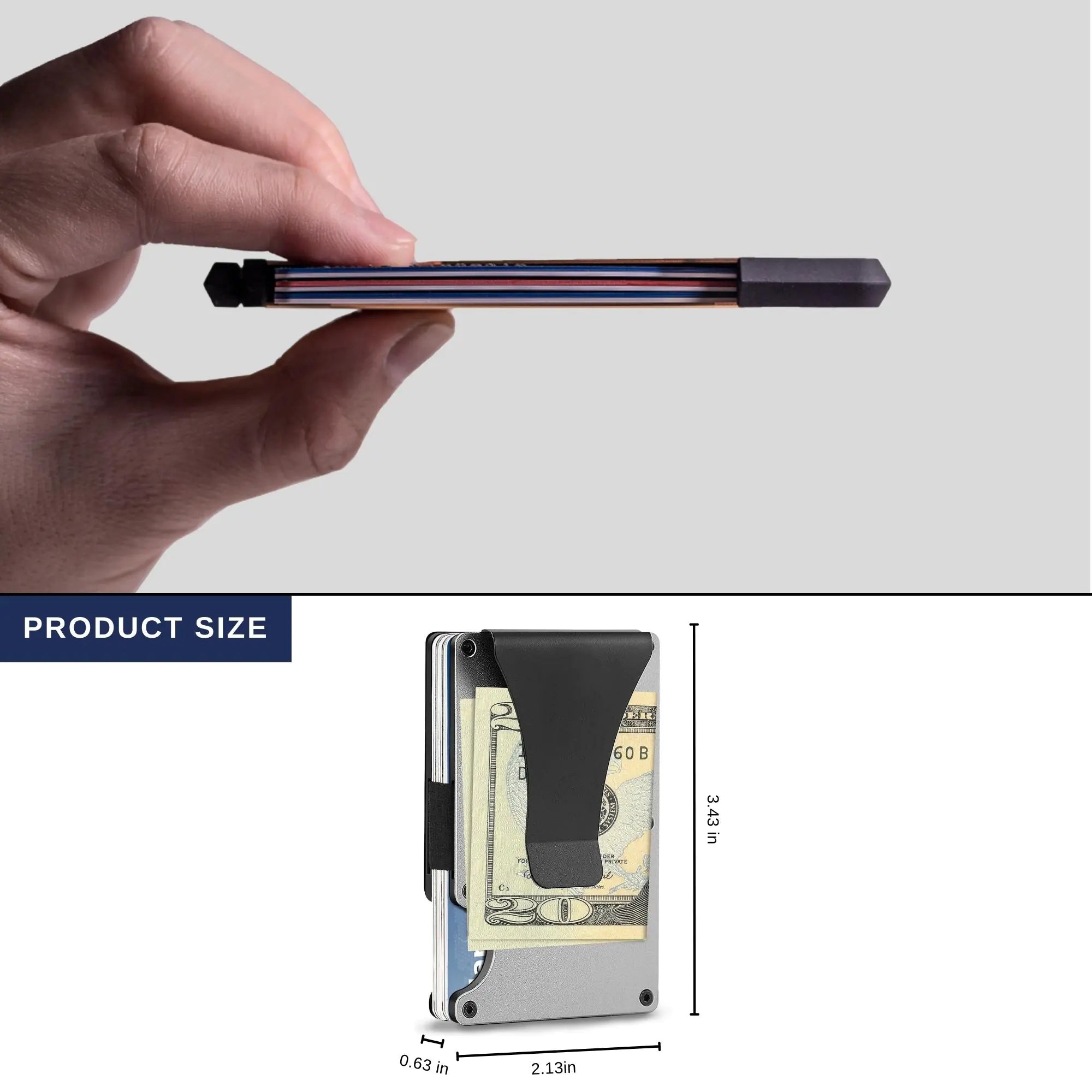 Carbon Fiber RFID-Blocking Slim Wallet