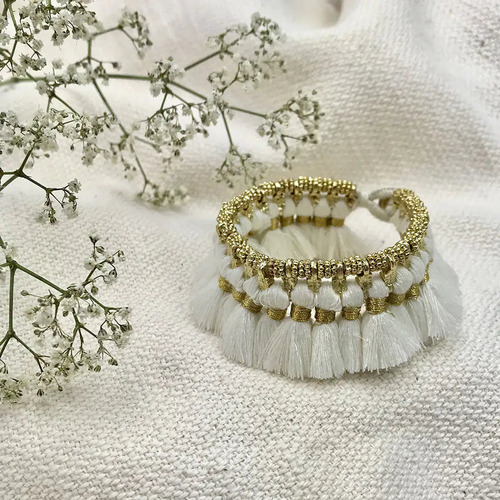 Bohemian Tassel Temple Bracelet