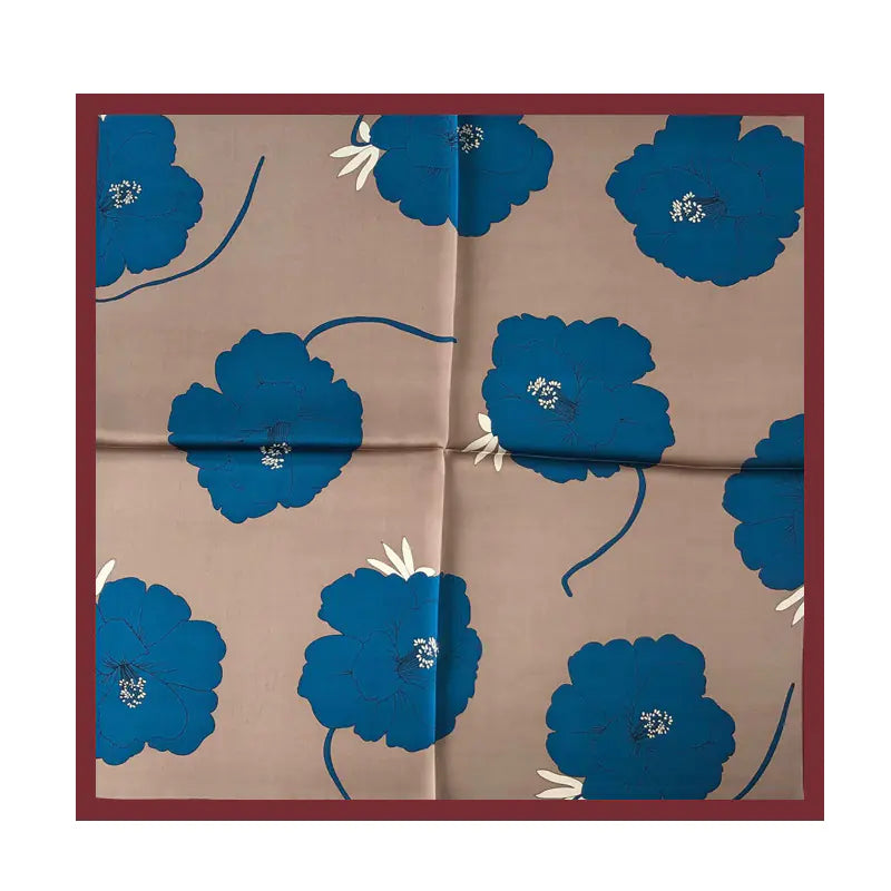 The Silk Floral Scarf