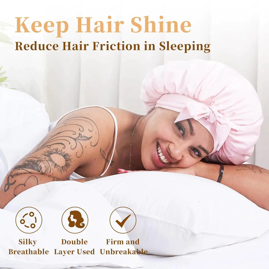Satin Sleep Bonnet for Hair Protection