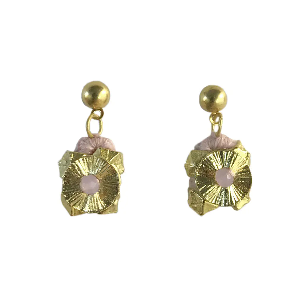 Delicate Keya Flower Dangle Earrings