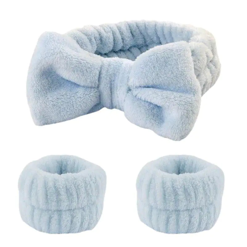 No-Drip Spa Headband & Wristbands Set