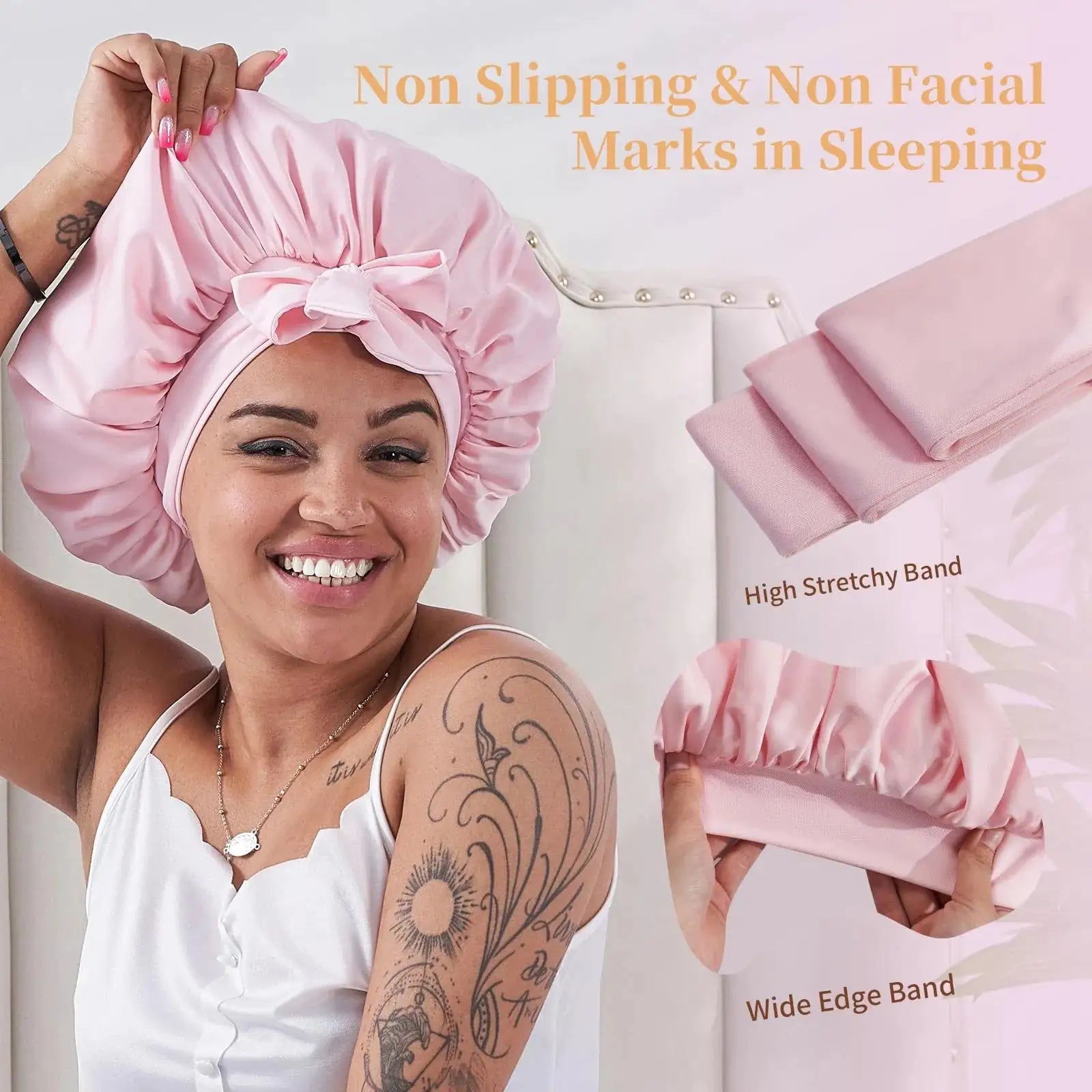 Satin Sleep Bonnet for Hair Protection