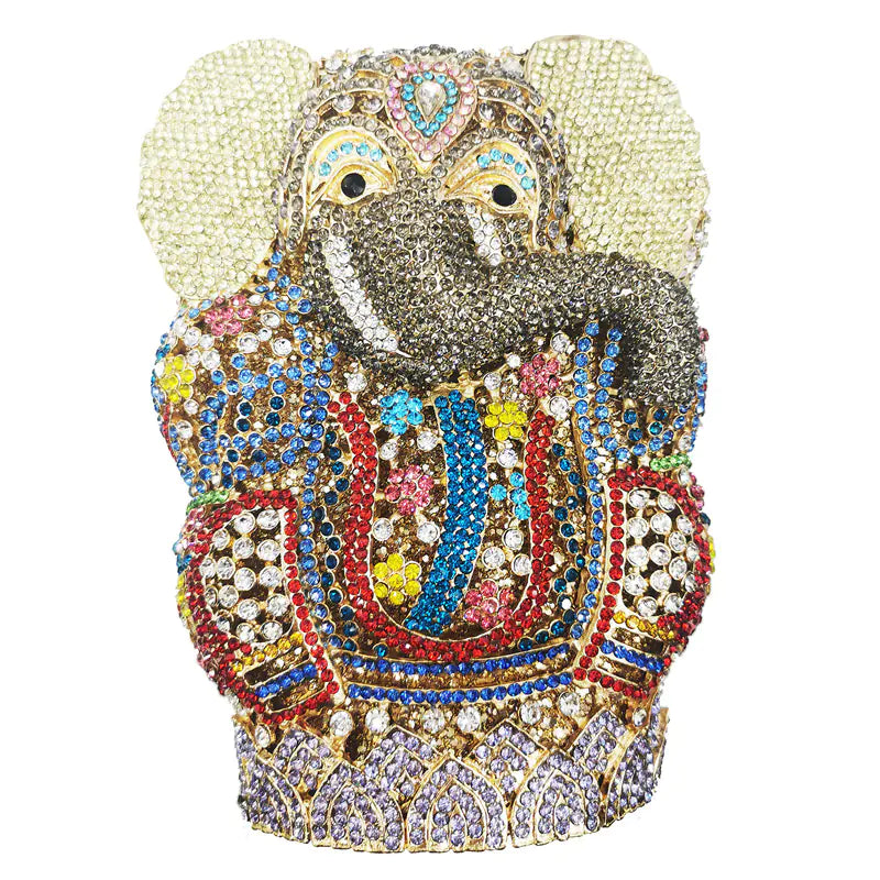 Crystal Statement Clutch