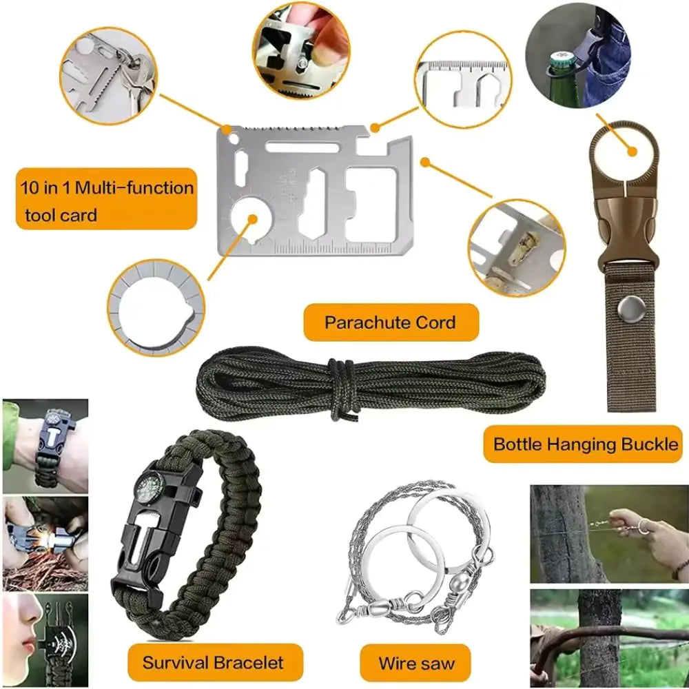 31-Piece Compact Emergency Survival Kit
