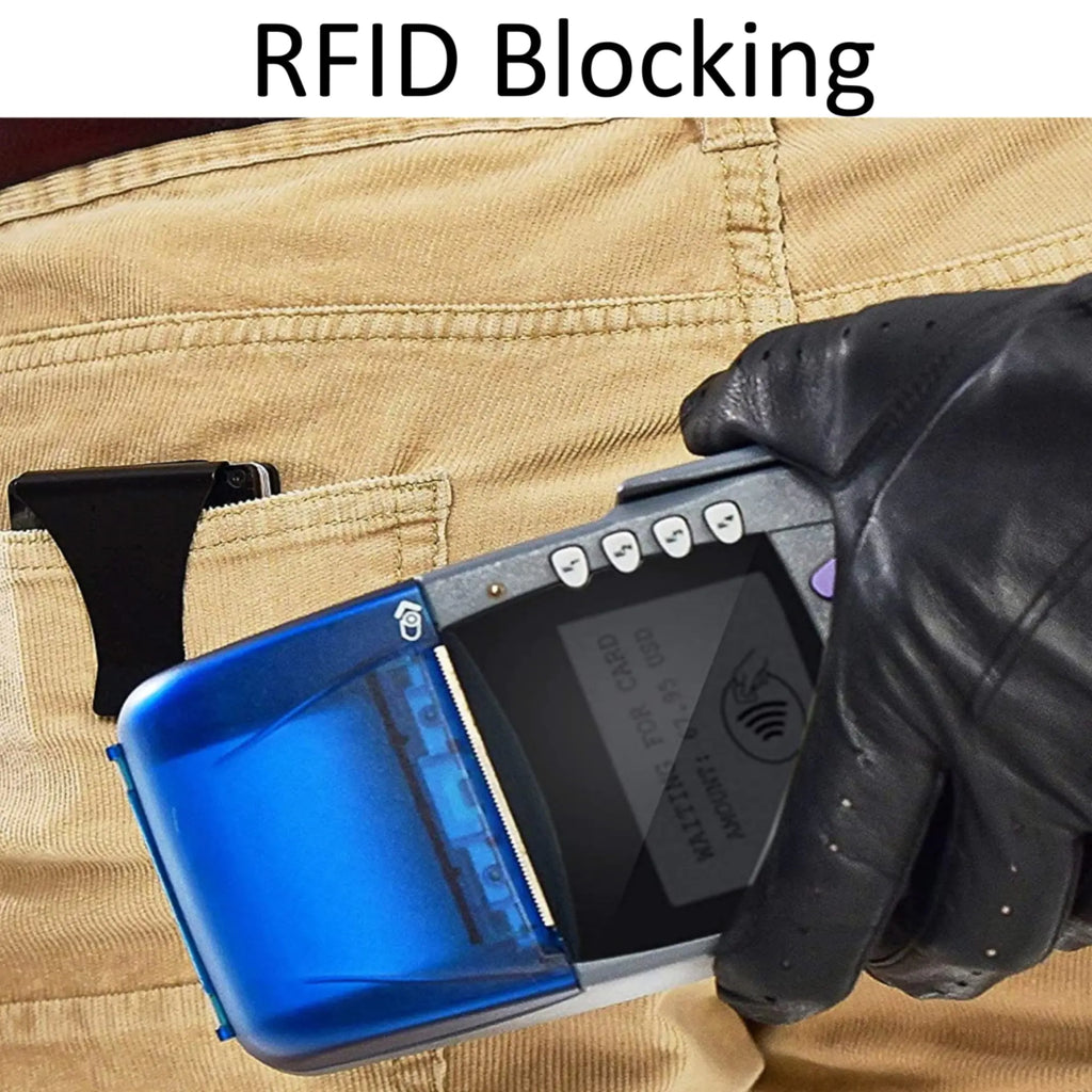 Carbon Fiber RFID-Blocking Slim Wallet