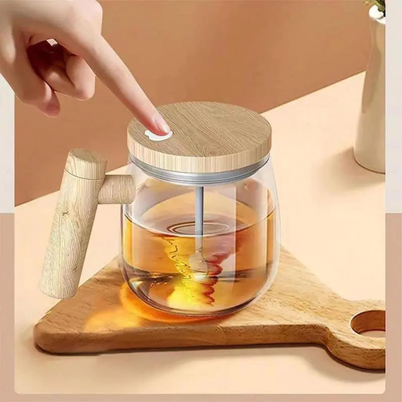Hands-Free Mixing Coffee Mug