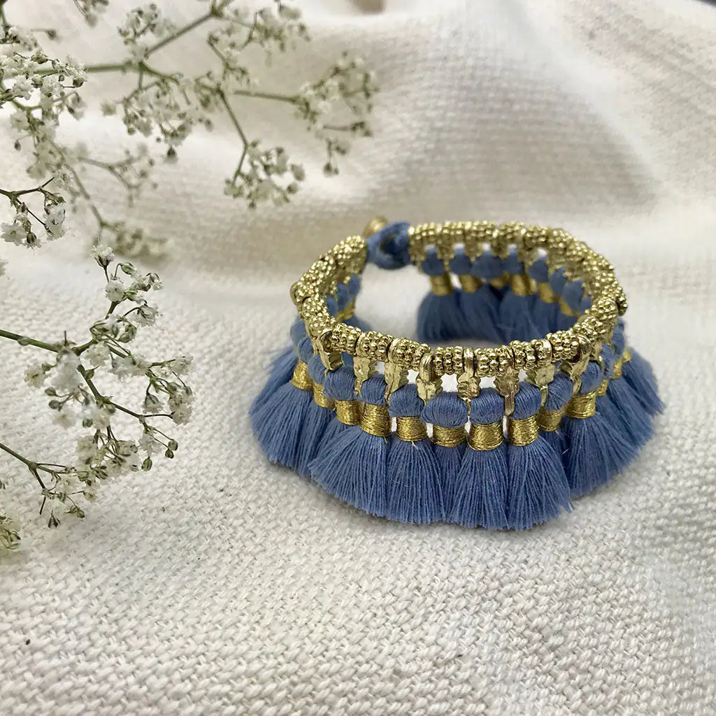 Bohemian Tassel Temple Bracelet