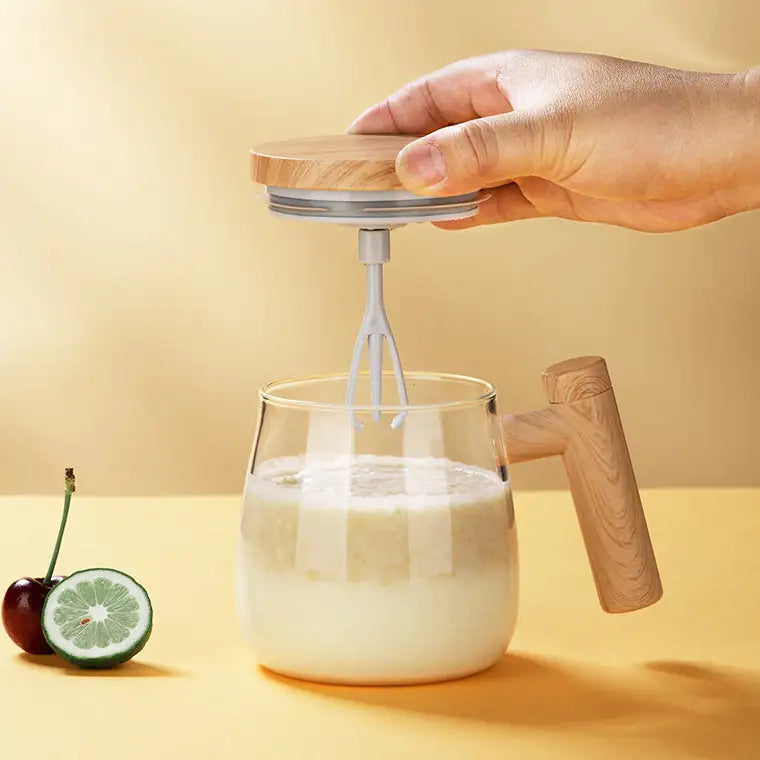 Hands-Free Mixing Coffee Mug