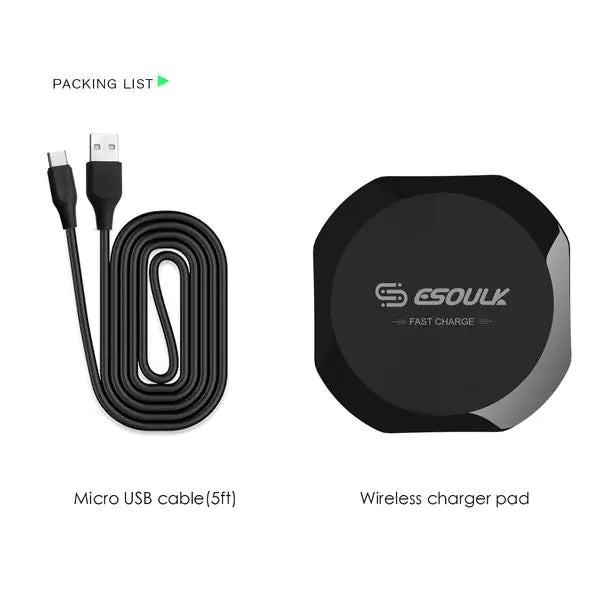 Qi-Certified 10W Wireless Charging Pad