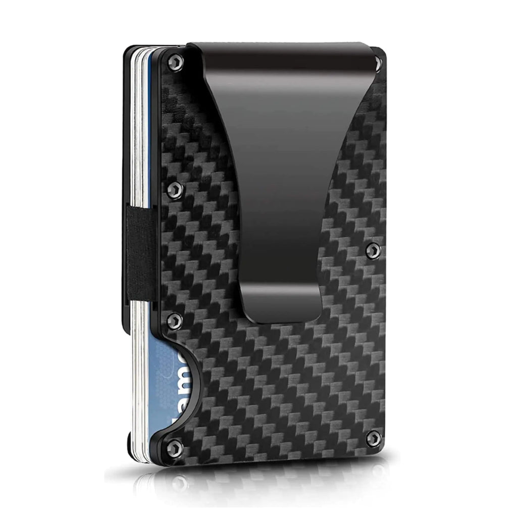 Carbon Fiber RFID-Blocking Slim Wallet